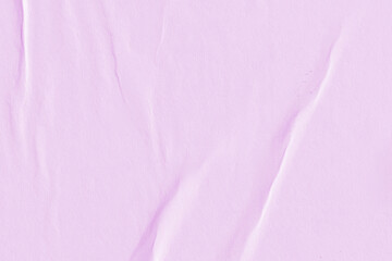 Pink crinkled paper texture background.