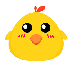 cute cartoon yellow chick image