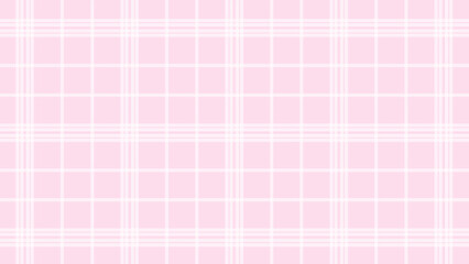 Pink and white plaid checkered pattern
