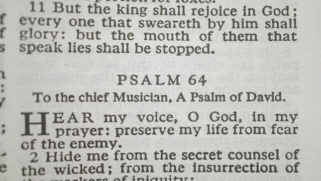 The Book Of Psalms Time Lapse