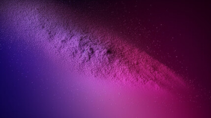 Fond de poudre, violet, rose dégradé. Sol texturé, sable, poudre. Ombre et reflet, arrière plan pour conception graphique, création, bannière.