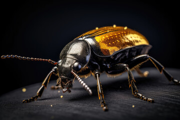 Colorado beetle close up