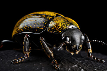 Colorado beetle close up