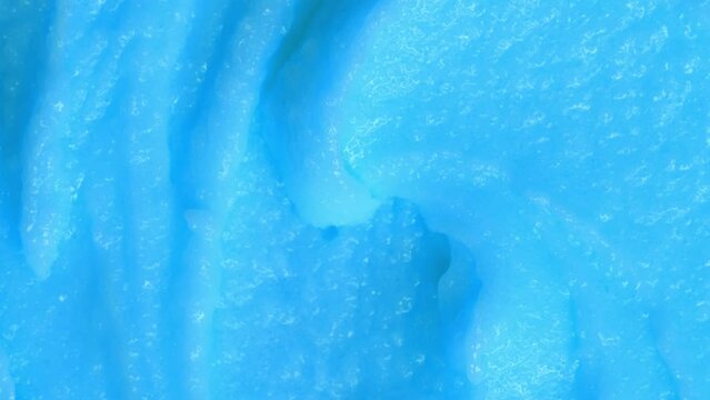 Berry yoghurt ice cream. Smoothies from fresh fruits and berries. Ice cream texture. Delicious sweet dessert close-up as a background.