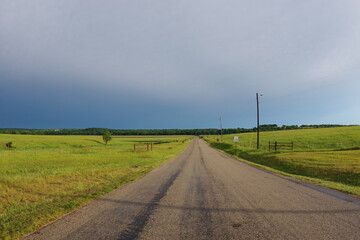 Fototapeta na wymiar Kansas Behind the Storm