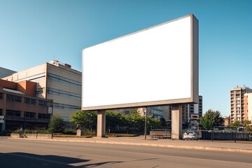 Obraz premium mockup valla publicitaria