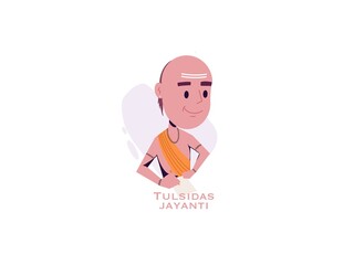 Tulsidas Jayanti illustration 