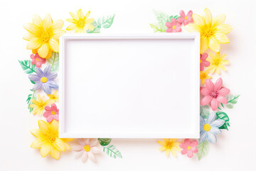 Frame from flowers