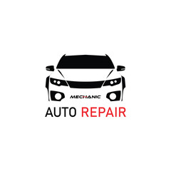 Auto Repair Car Service Logo