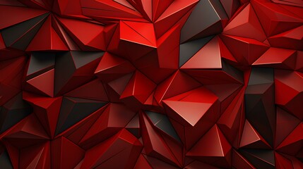Obraz premium Abstract and Geometrical Texture in Ruby Colors. Futuristic Background