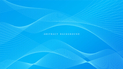 blue curve abstract background vector illustration digital backdrop futuristic composition texture blue concept label art