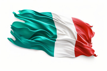 Italian flag . Generated ai.