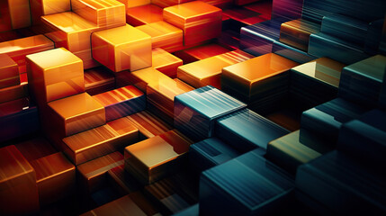 Abstract digital data background. Can be used in the description of network abilities, technological processes, digital storages, science, education, etc.