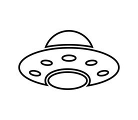 Vector ufo icon.