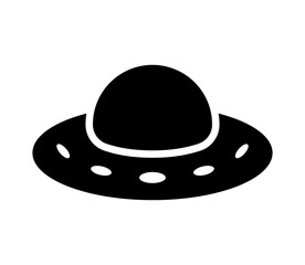 Vector ufo icon.