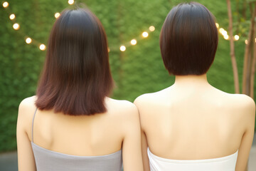 back of a woman for Tattoo Mock-up