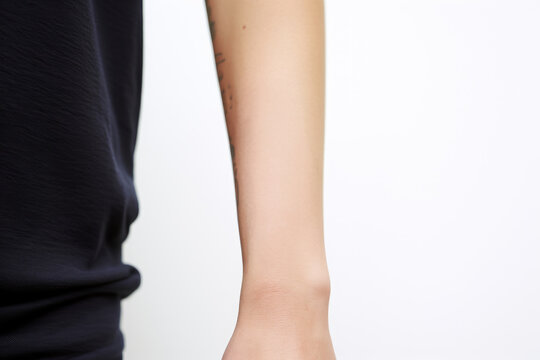 Close-up wrist and arm of a man for Tattoo Mock-up