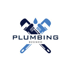 Plumbing Icon Logo Design Template