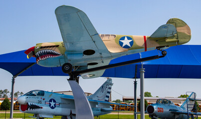 Military aircraft at Chennault Aviation & Military Museum