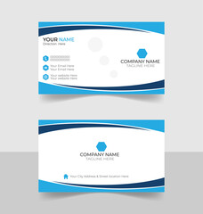 Business Card with Template.  