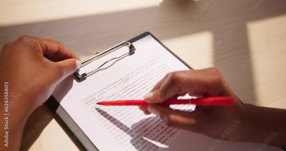 Poster book script or text grammar edit