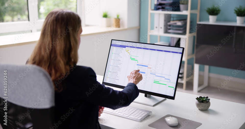 Poster Gantt Gantt Software Project