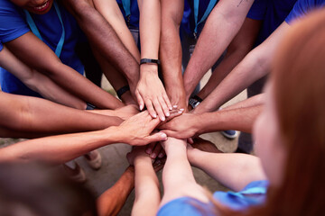 Fototapeta premium Volunteer Social Community Teamwork. Volunteering Unity