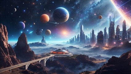 Fototapeta premium The Future of 2050