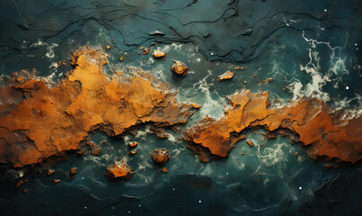 Obraz na płótnie Canvas Abstract natural texture, earth texture, satellite top view.