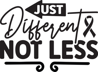 Just different not less