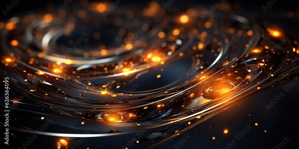 Poster ai generated. ai generative. modern minimal solar system galaxy space decoration abstract background