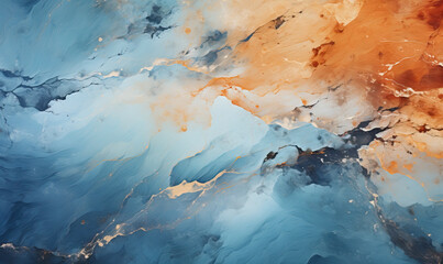 Fototapeta premium Abstract stone texture background, natural pattern in blue color.