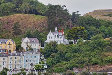 view of the town in Llandudno
