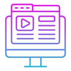 Video Content Icon