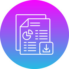 Fototapeta premium Download Icon