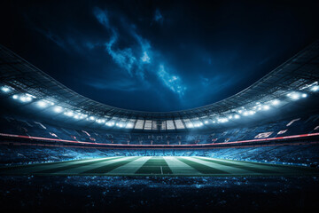 Fototapeta na wymiar magnificent and modern football stadium