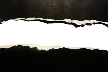background of torn paper with white blank copy space for text or design