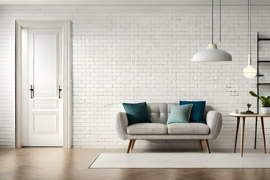 living room interior generated AI