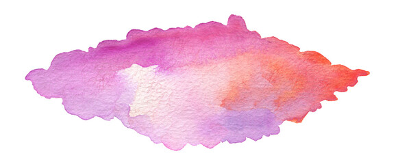 PNG Ink watercolor hand drawn cloud stain painting blot on transparent. Wet color paper texture background.