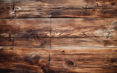 Naklejka premium Close up of a rustic wooden plank