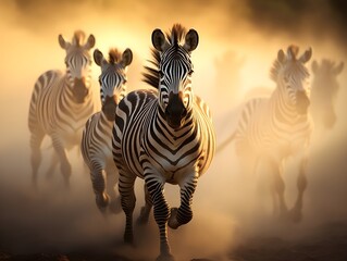 Elegante Streifen: Zebras in ihrer natürlichen Schönheit
