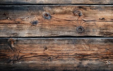 Naklejka premium Close up of a rustic wooden plank
