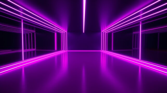 Minimalist Haven: An Abstract Room in Modern Style Embodies Simplicity and Refinement