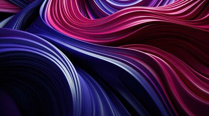  a colorful abstract background with wavy lines in purple, pink, and blue.  generative ai