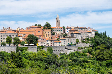Wonderful town of Labin, Croatia, located on istrian coast, full of old, stone houses and popular...