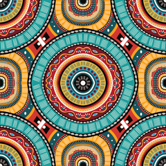Set african tribal fabric Colorful circular geometric pattern  for textile background,texture,batik,carpet,mosaic,ceramics,backdrop,wallpaper,clothing,craft,wall,floor,decorative,building,retro,boho