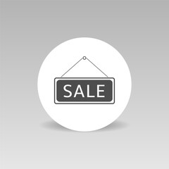 Sale hanging sign icon Clearance concept, Vector