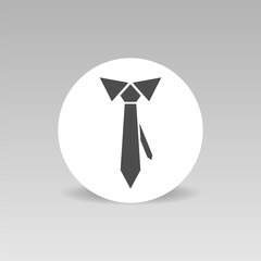 Tie vector icon isolated Business concept sign