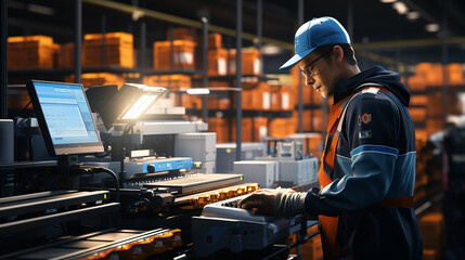 Human and Robotic Interaction in High-Tech Warehouse - Generative AI