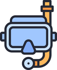 snorkeling icon